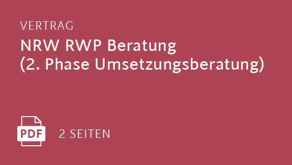 NRW RWP Beratung (Zweite Phase Umsetzungsberatung)